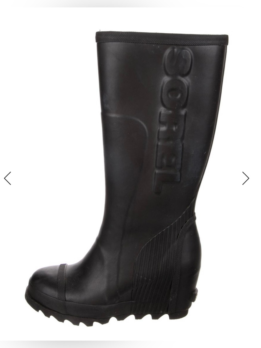 Sorel Black Women's Tall Waterproof Rain Boots
